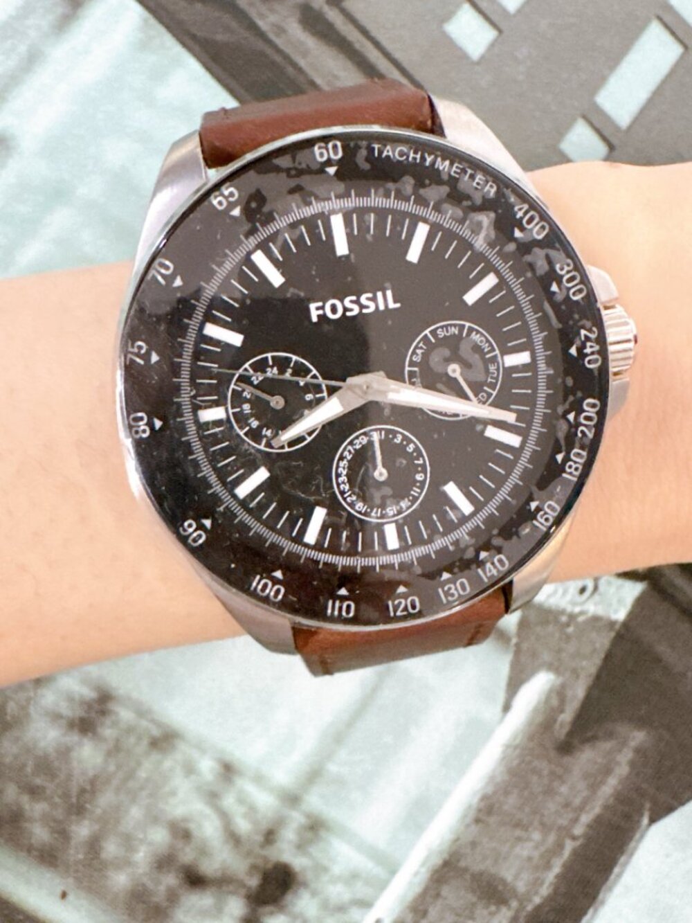 Fossil BQ2294 Neale Quartz Stainless Steel Chronograph Watch